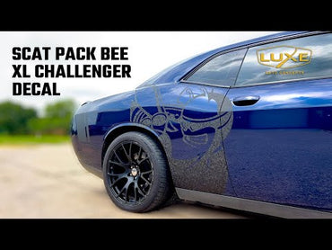 2008+ Challenger XL Rear Side Decal - SRT Hellcat