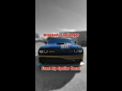 2018+ Challenger Widebody Front Lip Spoiler Decal