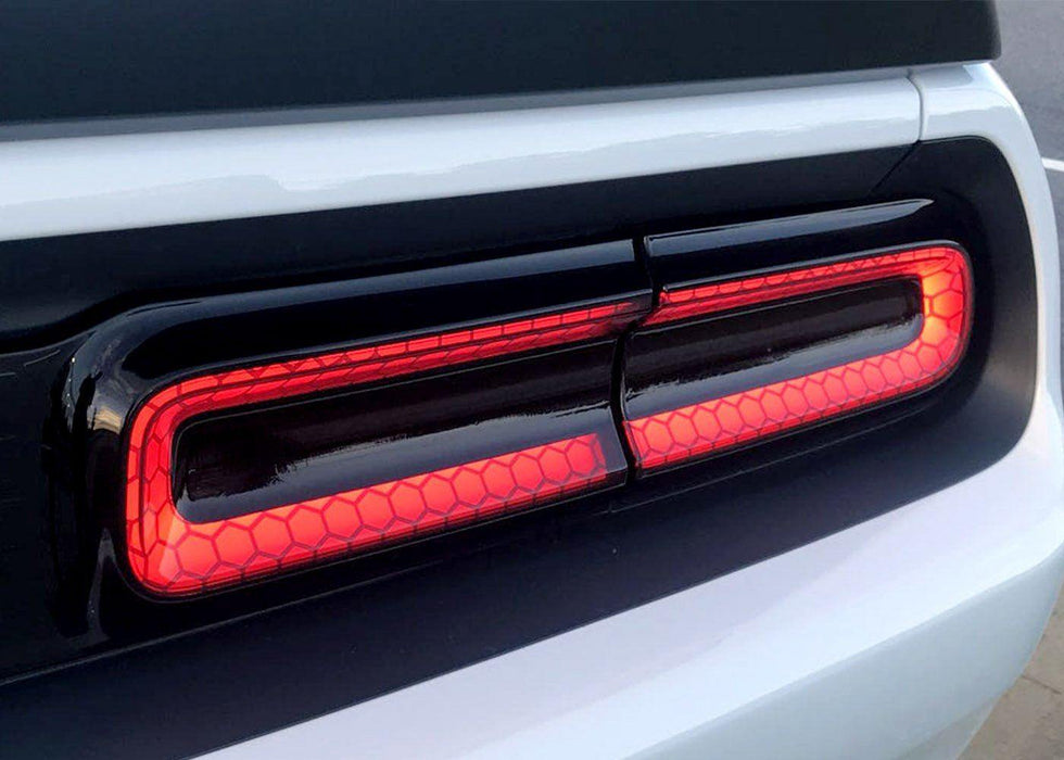 2015+ Challenger Tail Light Tint Kit - Type 2 (FULL WRAP) - Luxe Auto Concepts