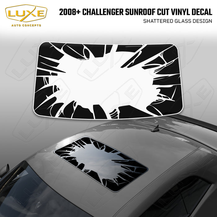 Etiqueta de la bandera de la ventana lateral trasera del Challenger 2008+