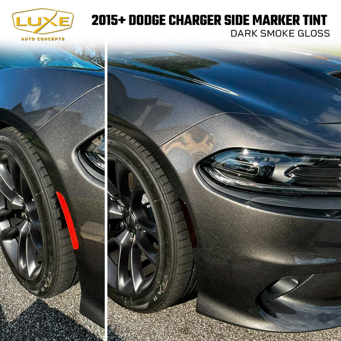 2015+ Dodge Charger Tail Light & Side Marker Tint Bundle