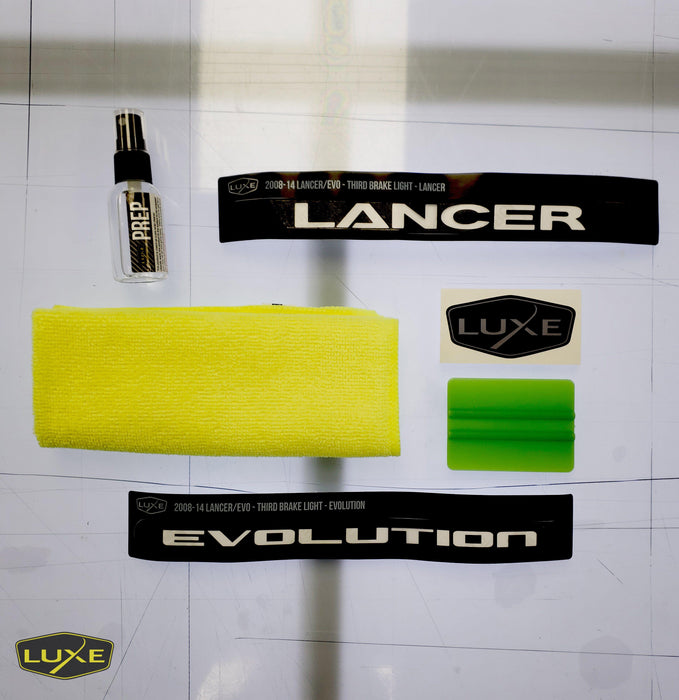 2008-2015 Lancer/Evo Third Brake Light Decal - Luxe Auto Concepts