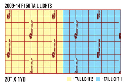 Kit de tinte para luces traseras F150 2009-14 - Pantalla completa