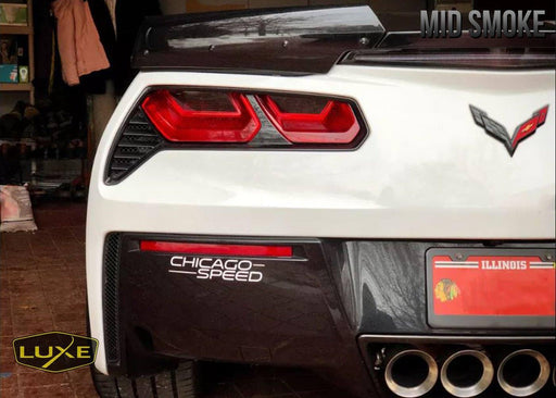 2014+ C7 Corvette Tail Light Tint Kit (Center Overlays) - Luxe Auto Concepts