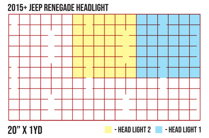 2015+ Jeep Renegade Headlight - Full Wrap Tint Kit
