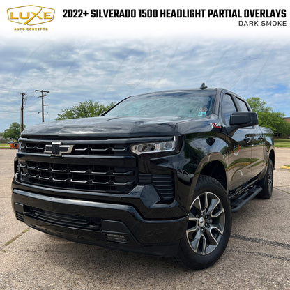 2022+ Silverado 1500 Headlight Partial Overlays