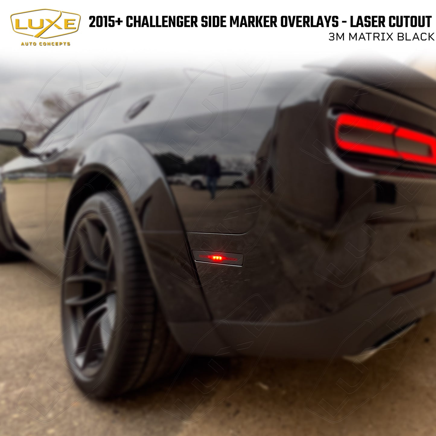 Challenger Side Marker Overlays - Laser Cutout Kit