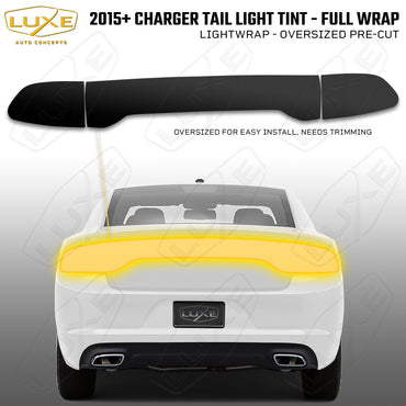 2015+ Kit de tinte de luz trasera del cargador - Tipo 3 (ENVOLTURA COMPLETA)