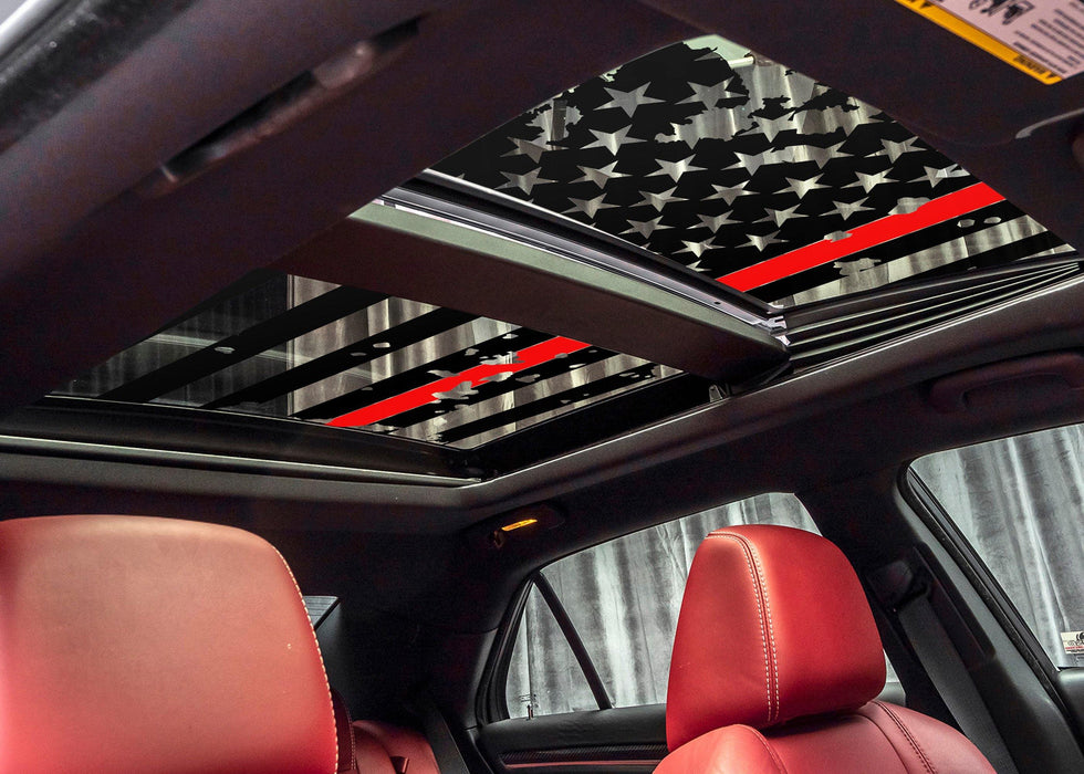 USA Flag Panoramic Sunroof Decal for 2011+ Chrysler 300 - Luxe Auto Concepts