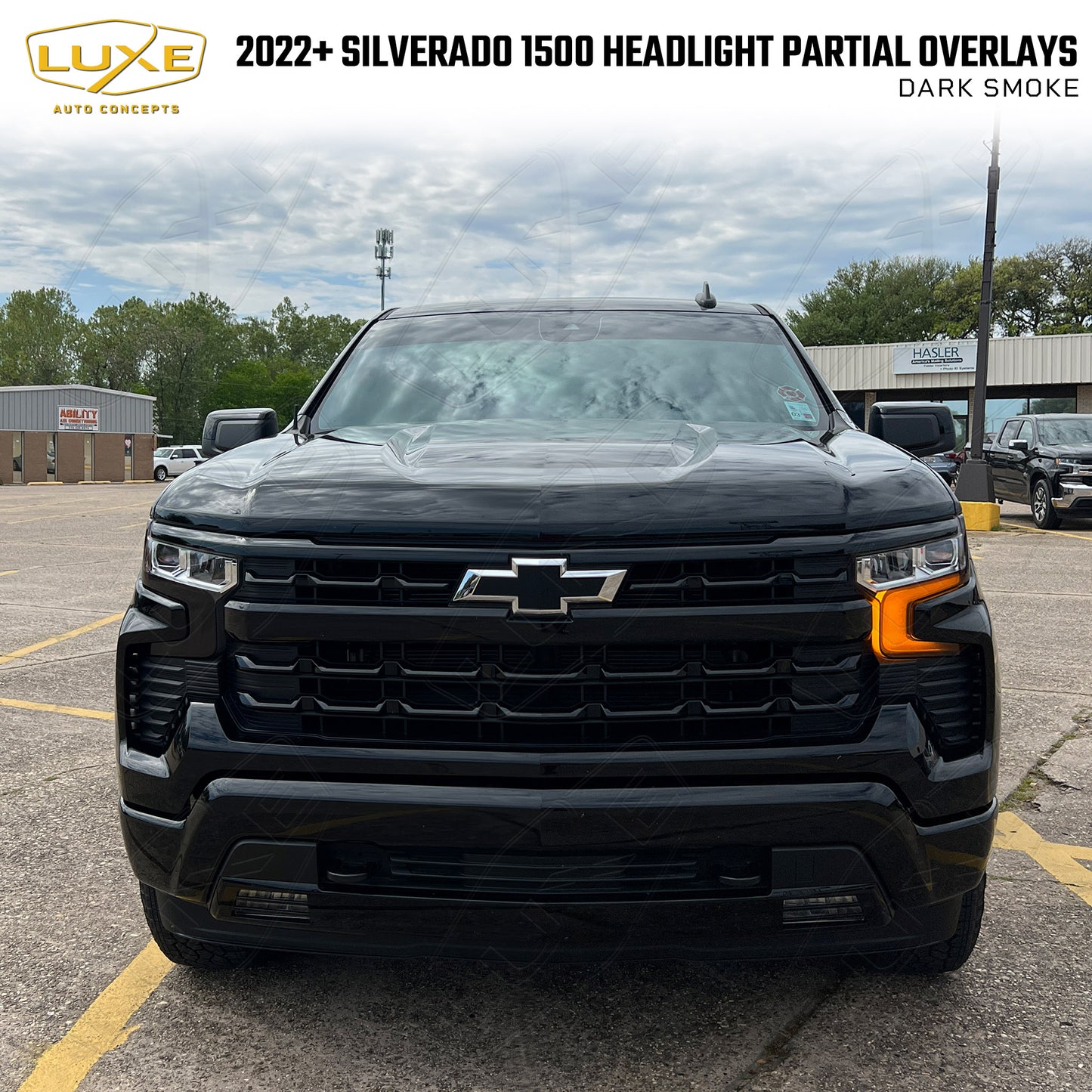 Silverado 1500 Headlight Partial Overlays Kit