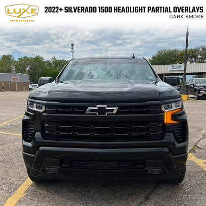 2022+ Silverado 1500 Headlight Partial Overlays