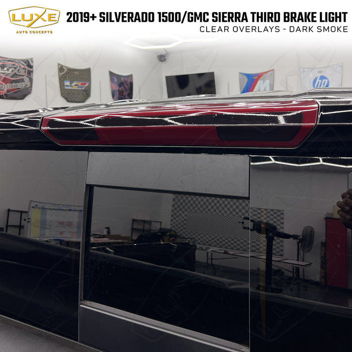 2015+ Kit de tinte de luz trasera del cargador - Tipo 1 (superposiciones laterales)