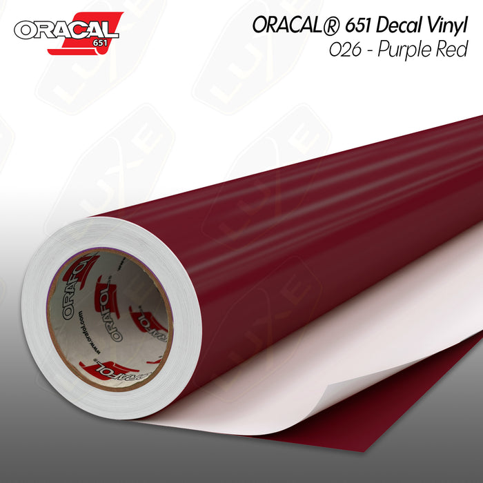 ORACAL® 651 Decal Vinyl - 026 - Purple Red