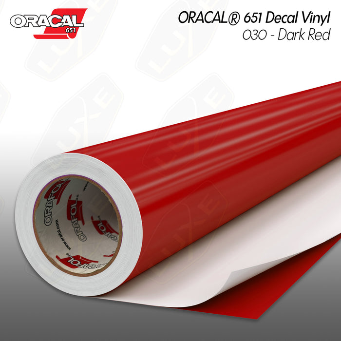 ORACAL® 651 Decal Vinyl - 030 - Dark Red