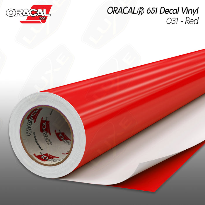 ORACAL® 651 Decal Vinyl - 031 - Red