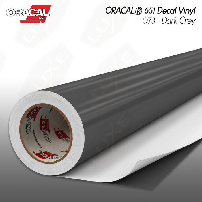 Oracal 651 073M Matte Dark Grey Craft Vinyl