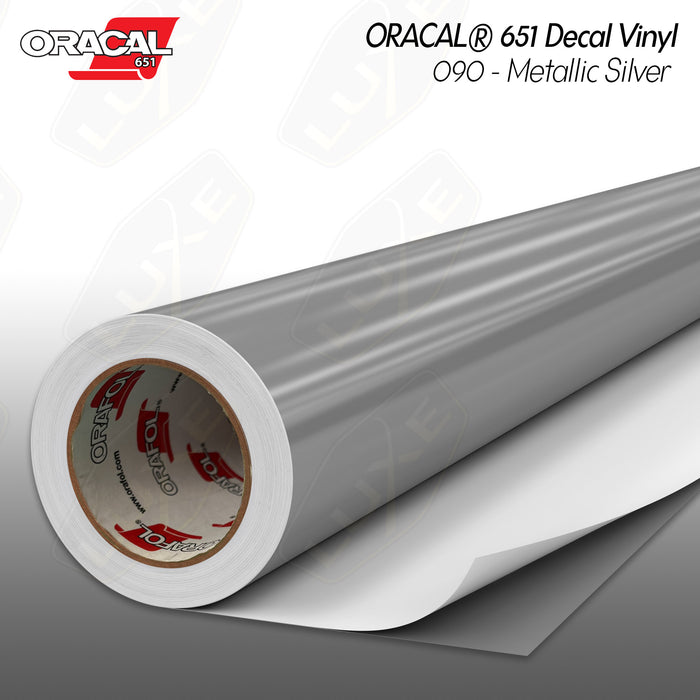 ORACAL® 651 Decal Vinyl - 090 - Metallic Silver