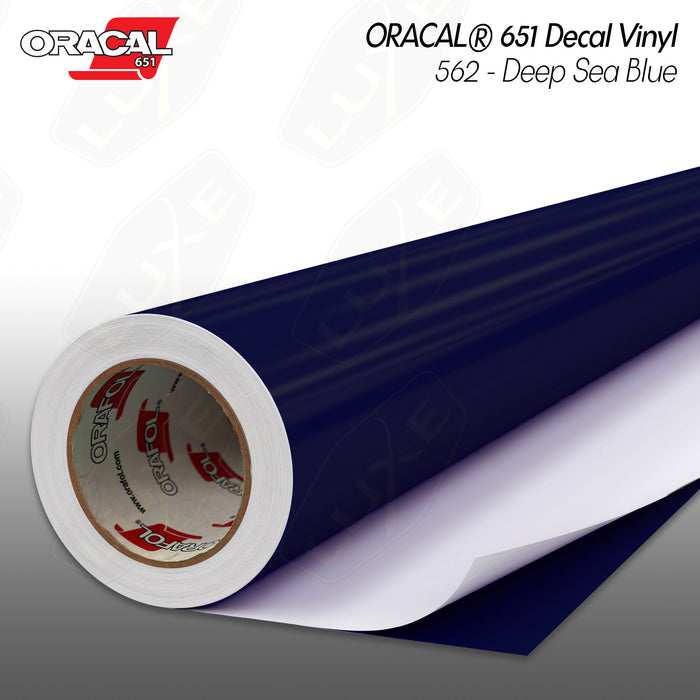 ORACAL® 651 Decal Vinyl - 518 - Deep Sea Blue