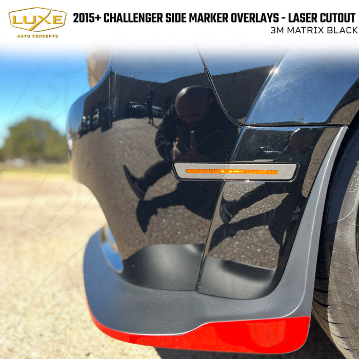 2015+ Dodge Challenger Kit de tinte de marcador lateral