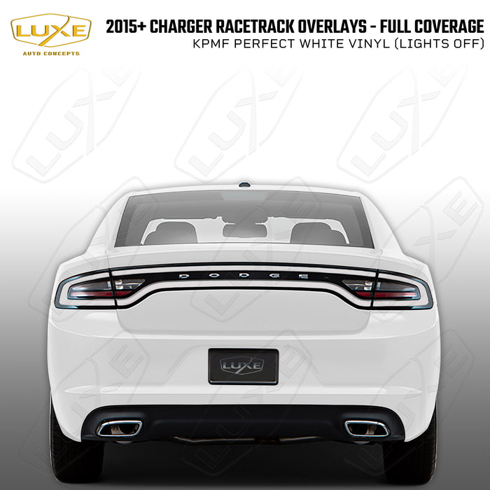 2015+ Charger Racetrack Taillamp Overlays - Full Coverage