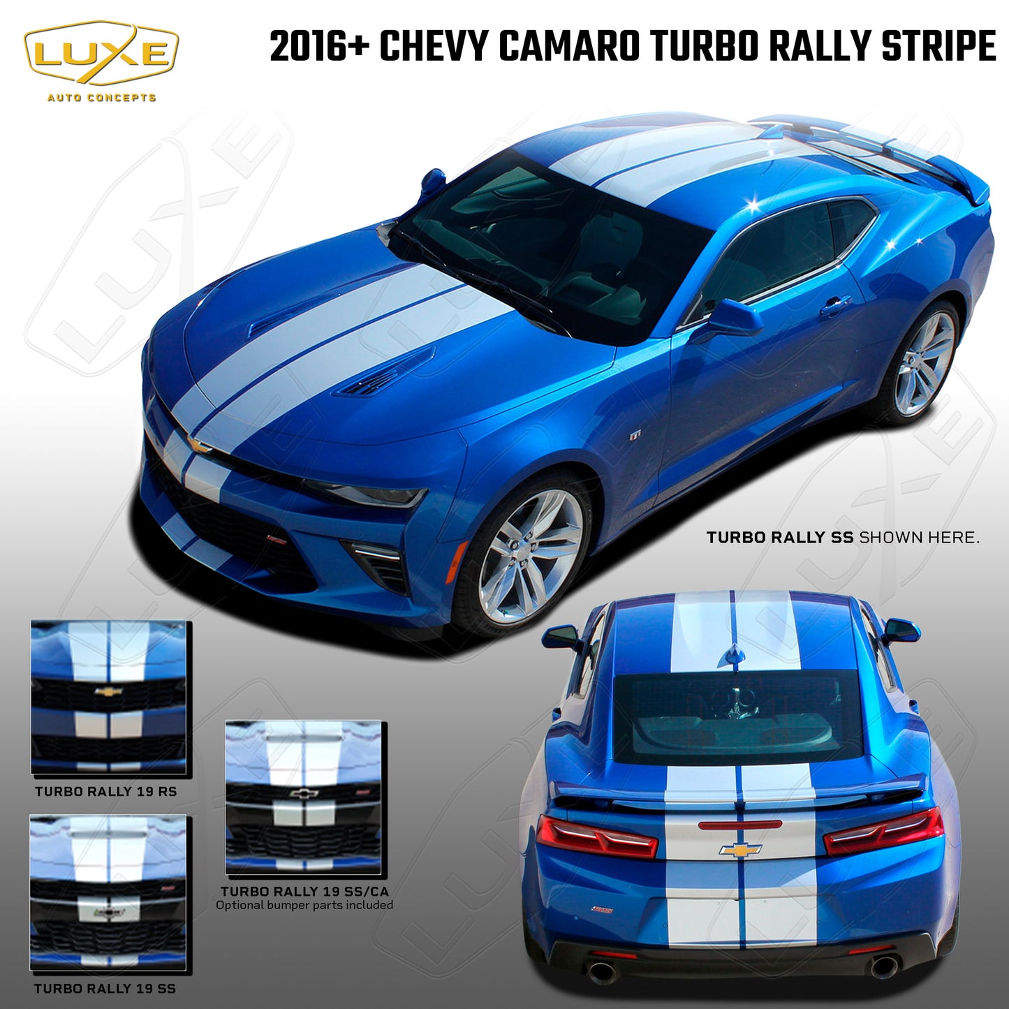 2016+ Chevrolet Camaro Turbo Rally Stripe