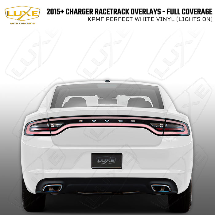 2015+ Charger Racetrack Taillamp Overlays - Full Coverage