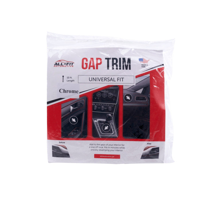 Stylin' Auto White Universal Gap Trim Molding For Dodge Trucks & SUVs - Interior Line Strip
