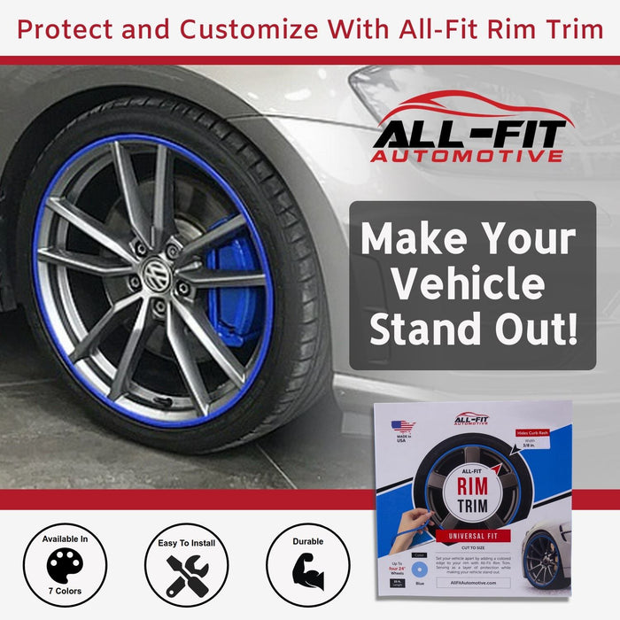 Rim Trim - Wheel Stripe and Curb Rash Protection Kit