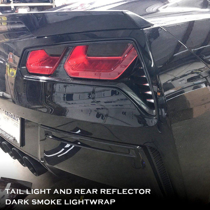 2014+ C7 Corvette Tail Light Tint Kit (Center Overlays) - Luxe Auto Concepts
