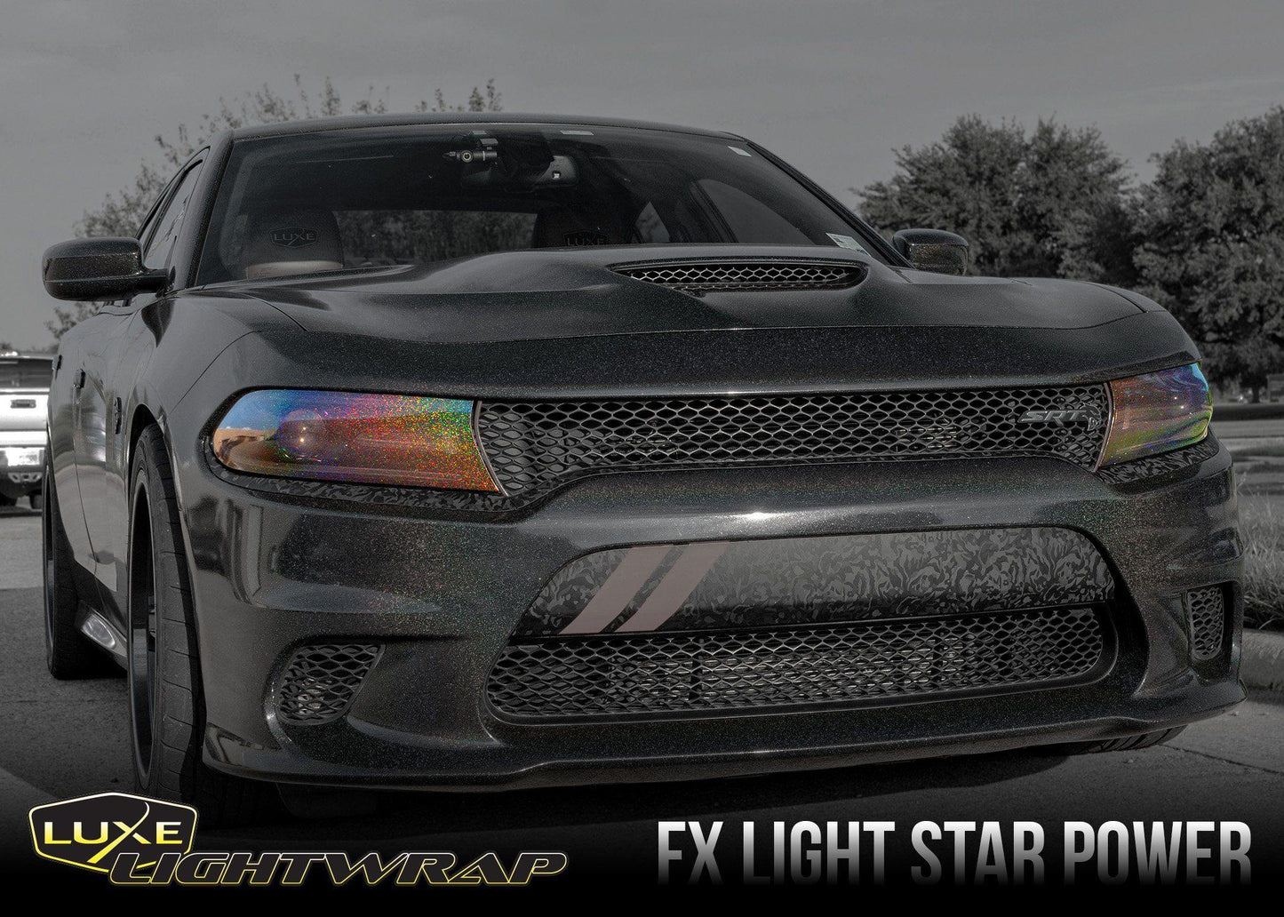 2015+ Charger Headlight Tint Kit - Luxe Auto Concepts