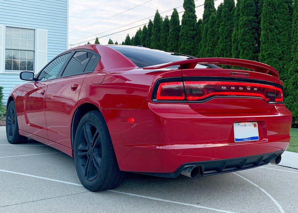 2011-14 Charger Tail Light Tint Kit - Type 1 (Center Overlay) - Luxe Auto Concepts