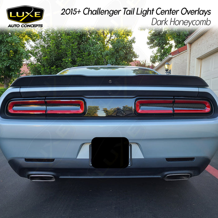 2015+ Kit de tinte para luces traseras Challenger - Tipo 1 (superposiciones centrales)