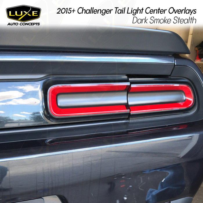 2015+ Challenger Tail Light Tint Kit - Center Overlays