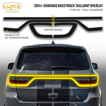 2014+ Durango Racetrack Taillamp Calcomanía