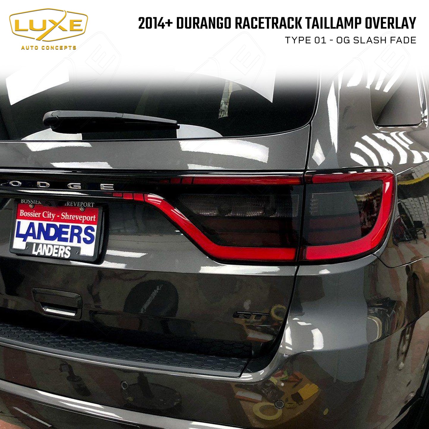 2014+ Durango Racetrack Taillamp Calcomanía