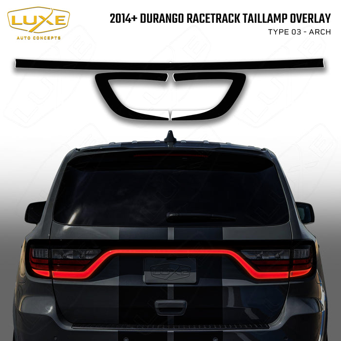 2014+ Durango Racetrack Taillamp Overlay Type 3 - Arch