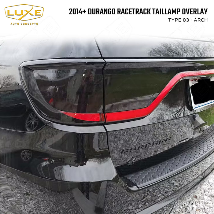 2014+ Durango Racetrack Taillamp Overlay Type 3 - Arch