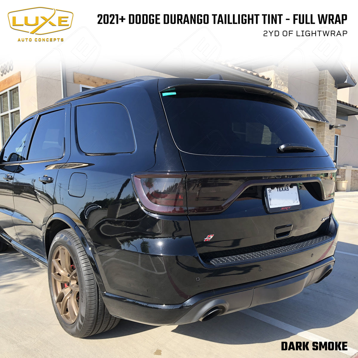 Durango R/t Wraps Durango Taillight Tint - Full Wrap Kit โ Luxe Auto Concepts