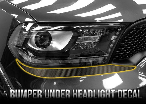 2018+ Durango SRT Bumper Under Headlight Decal Kit - Luxe Auto Concepts