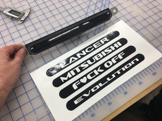 Lancer/Evo Third Brake Light Decal Kit