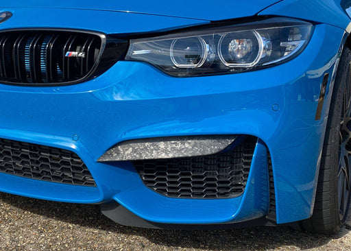 2014-2020 BMW M4 Front Bumper Upper Splitter Decals - Luxe Auto Concepts