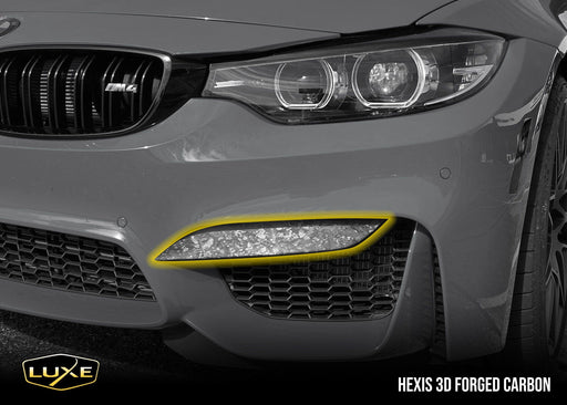 2014-2020 BMW M4 Front Bumper Upper Splitter Decals - Luxe Auto Concepts