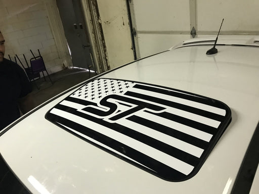 2012+ Focus US Flag Sunroof Decal - Luxe Auto Concepts