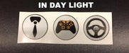 Work Play Drive Reflective Decal - 5" Wide - Luxe Auto Concepts