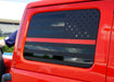 2018+ Jeep Wrangler Rear Side Window Flag Decal - Luxe Auto Concepts