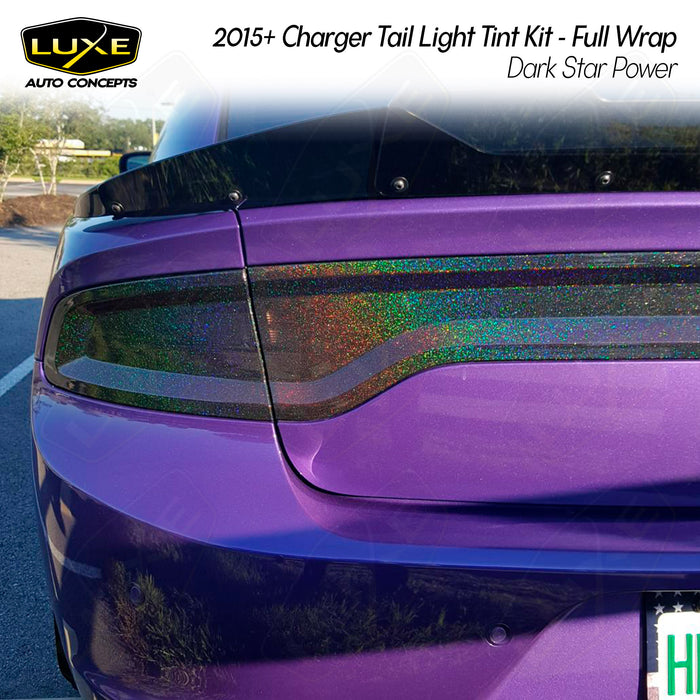 2015+ Charger Tail Light Tint Kit - Full Wrap