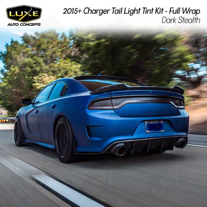 2015+ Charger Tail Light Tint Kit - Full Wrap