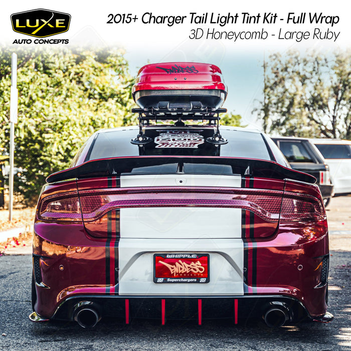 2015+ Charger Tail Light Tint Kit - Full Wrap