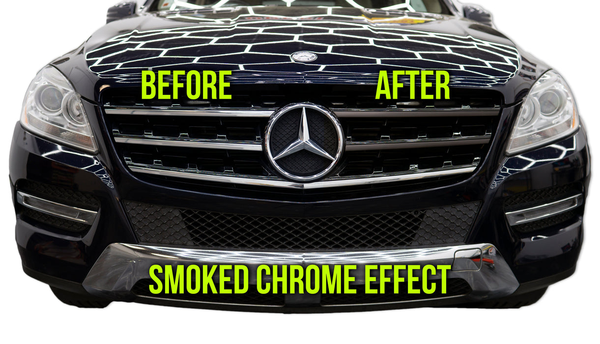 Chrome Delete Kit - LightWrap Mid Smoke Stealth - Includes Squeegee