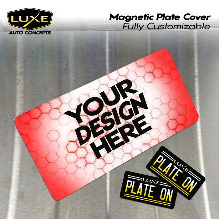Magnetic License Plate Cover - Fully Customizable